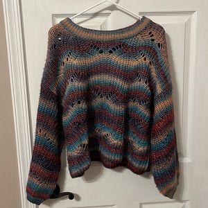 Express striped sweater